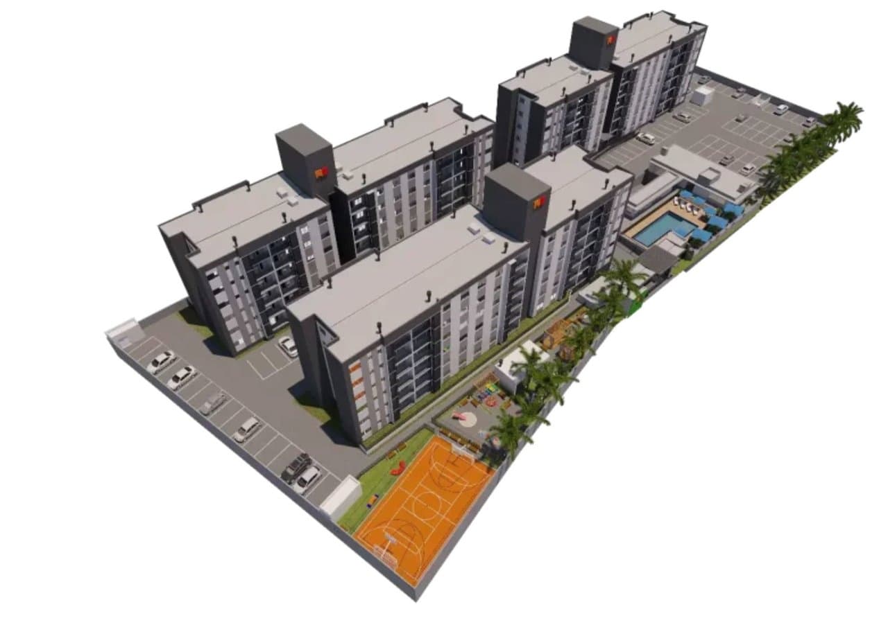 Apartamento de 2 quartos com 1 suíte e 59 m² em Bal. Piçarras