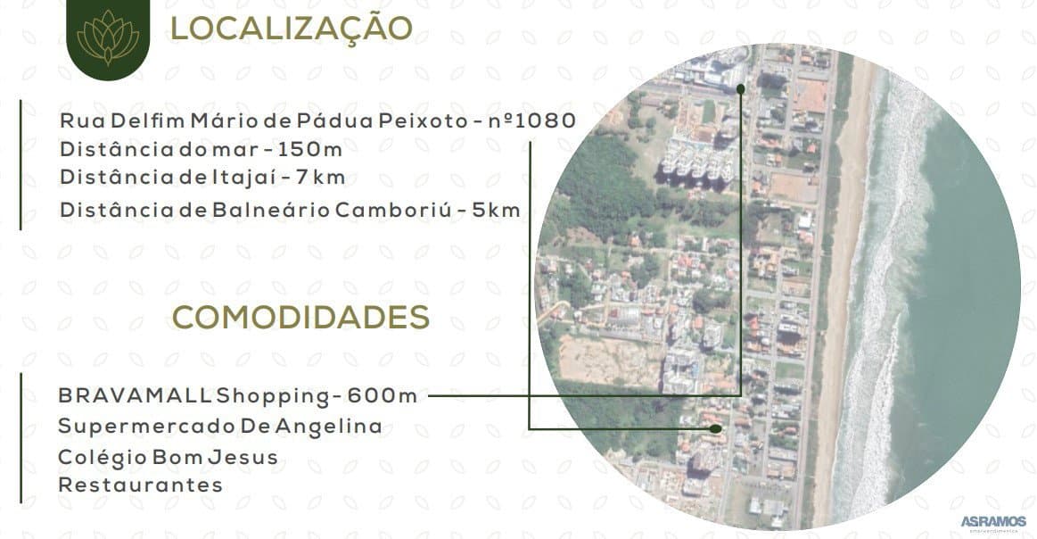 Apartamento de 3 quartos com 3 suítes e 130 m² em Itajaí