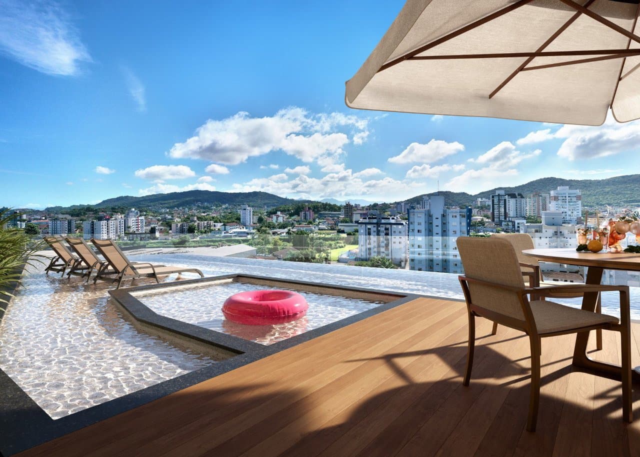 Apartamento de 3 quartos com 3 suítes e 102 m² em Itajaí