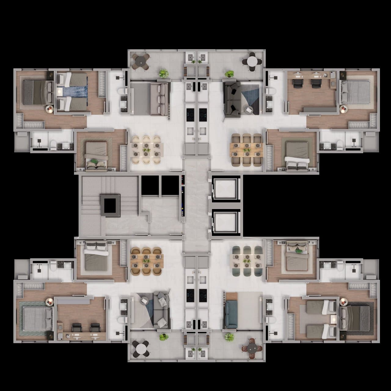 Apartamento de 3 quartos com 1 suíte e 76 m² em Itajaí