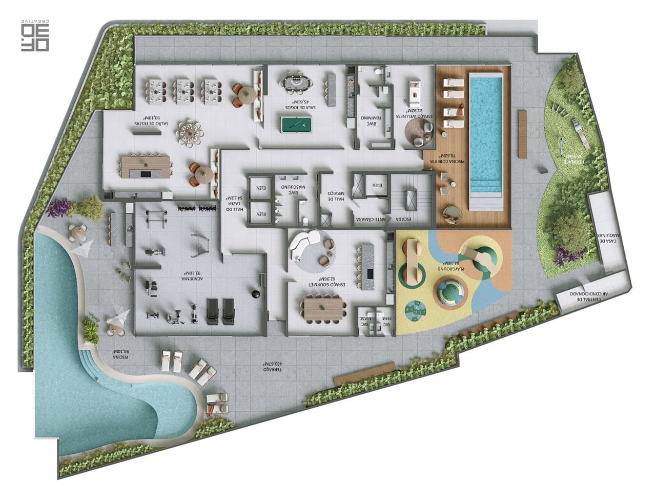 Apartamento de 4 quartos com 4 suítes e 208 m² em Itajaí