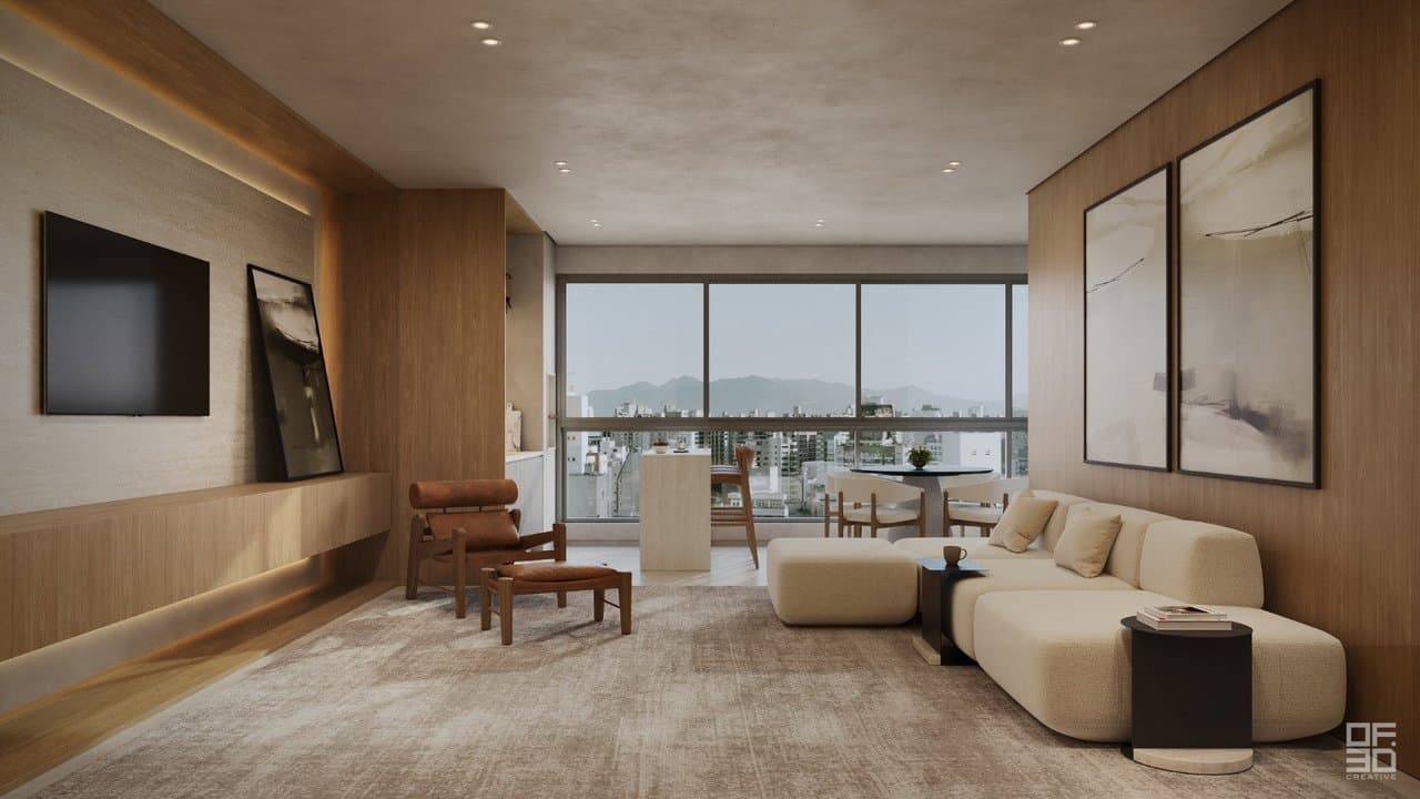 Apartamento de 4 quartos com 4 suítes e 217 m² em Itajaí