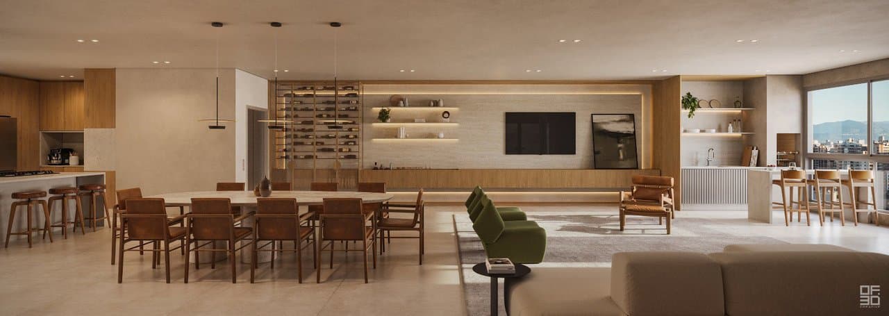 Apartamento de 4 quartos com 4 suítes e 217 m² em Itajaí