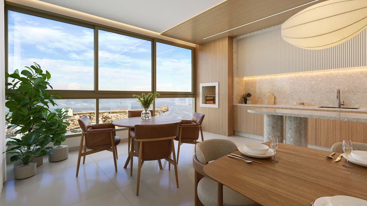 Apartamento de 3 quartos com 3 suítes e 124 m² em Itajaí