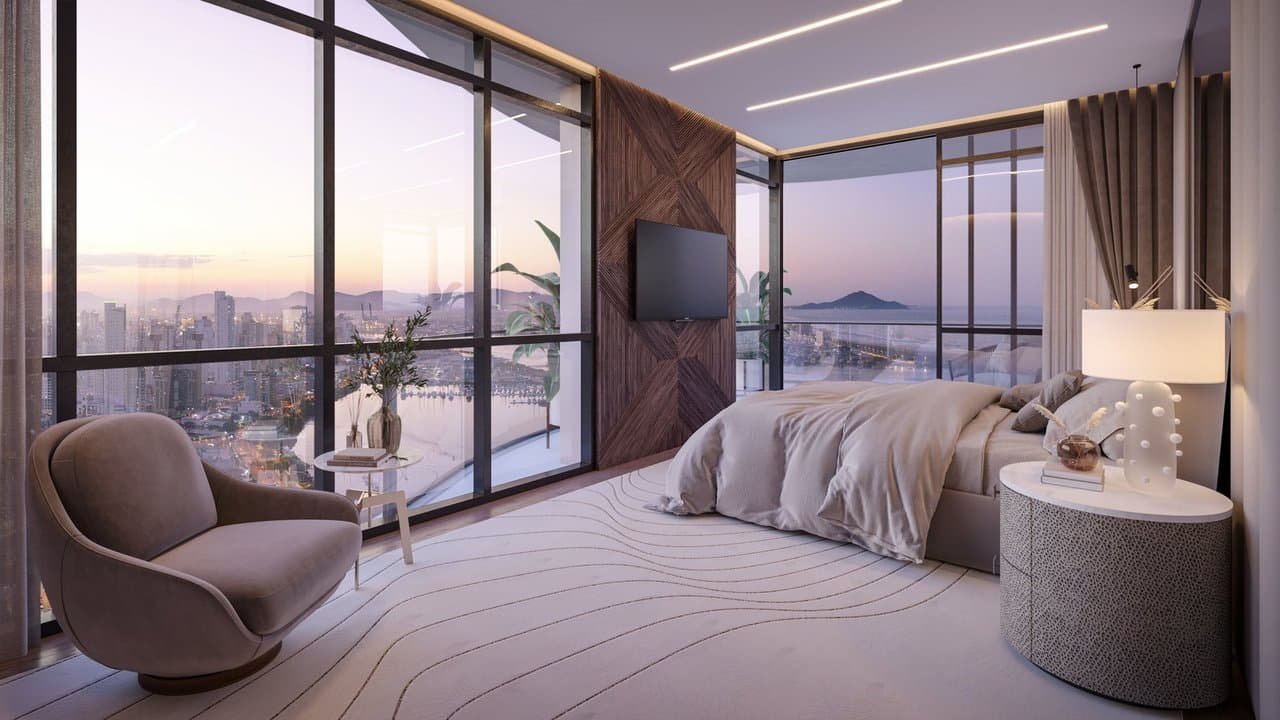 Apartamento de 3 quartos com 3 suítes e 168 m² em Itajaí