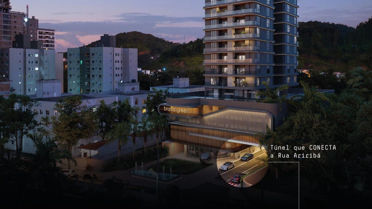 Apartamento de 1 quarto com 1 suíte e 77 m² em Itajaí
