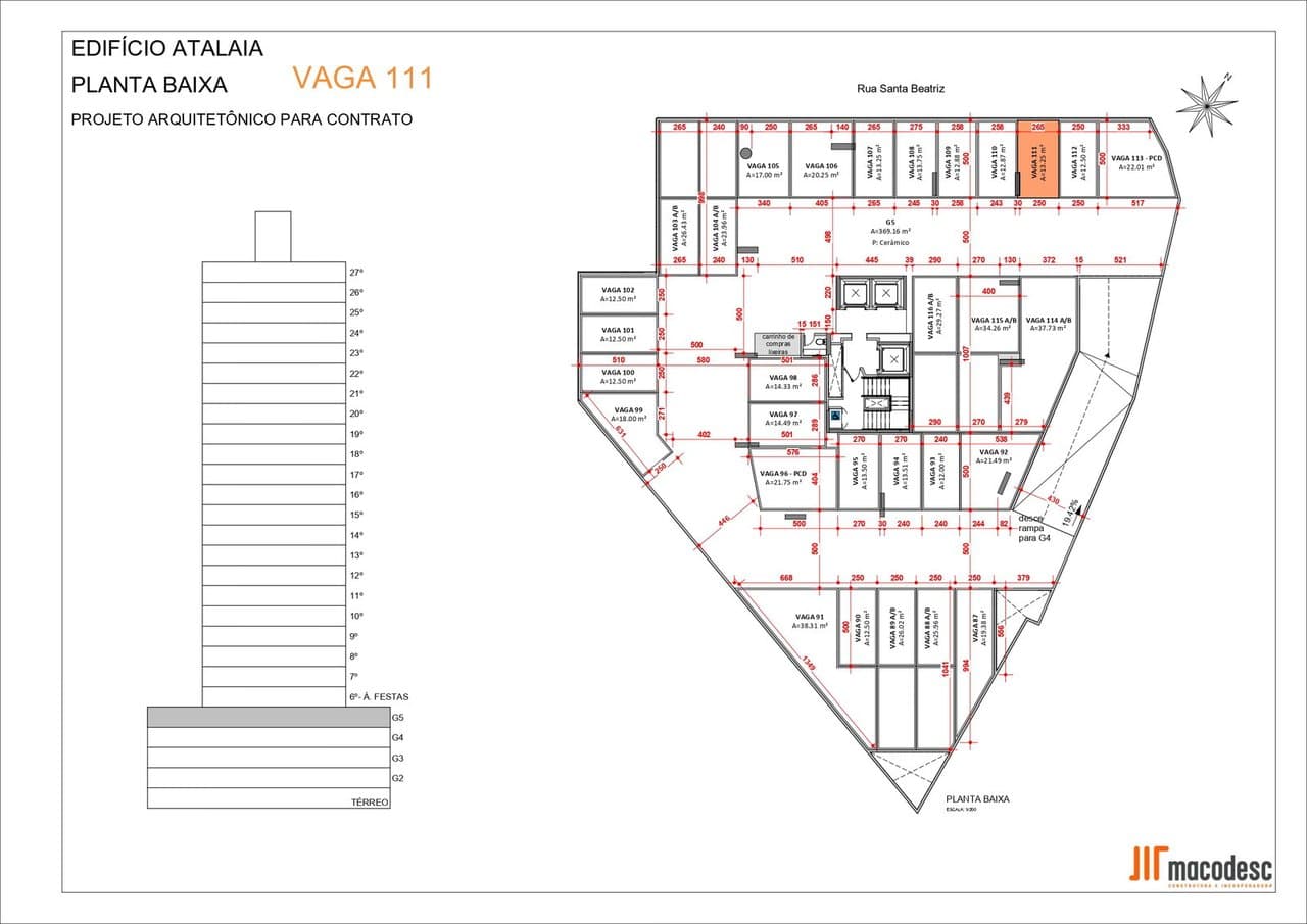 Apartamento de 2 quartos com 2 suítes e 93 m² em Itajaí