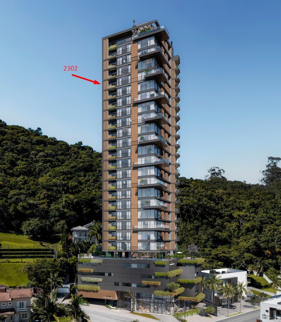Apartamento de 3 quartos com 3 suítes e 125 m² em Itajaí