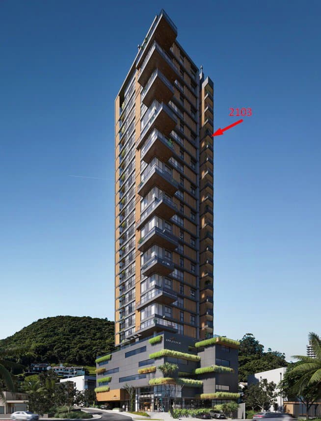 Apartamento de 2 quartos com 2 suítes e 93 m² em Itajaí