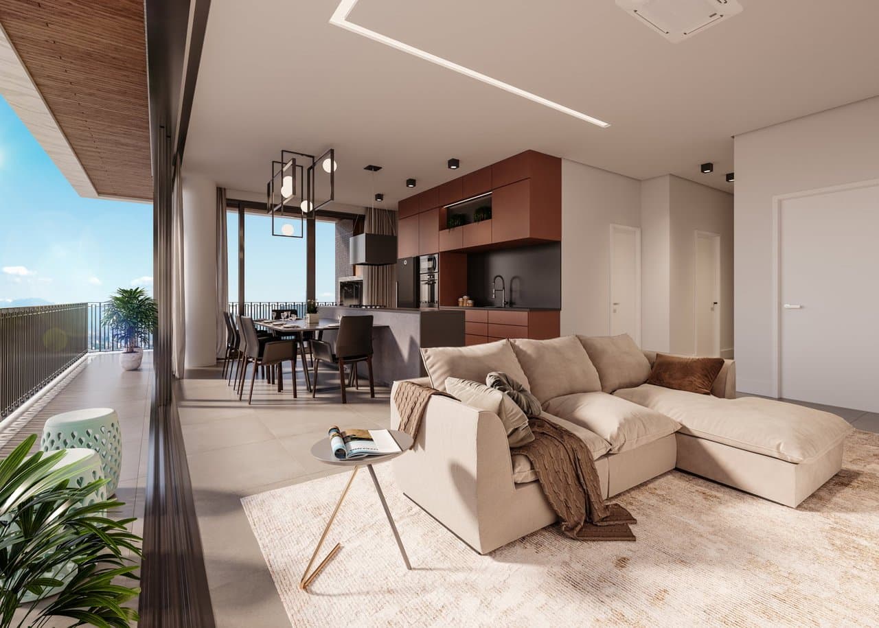 Apartamento de 3 quartos com 3 suítes e 164 m² em Itajaí