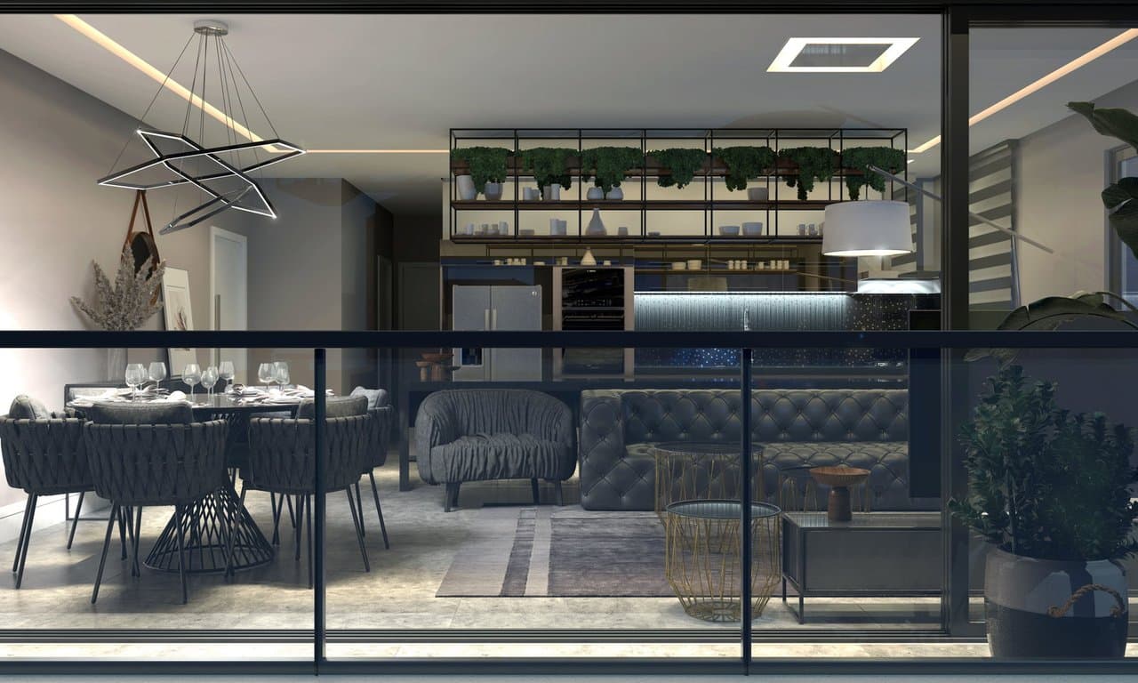 Apartamento de 3 quartos com 2 suítes e 161 m² em Itajaí