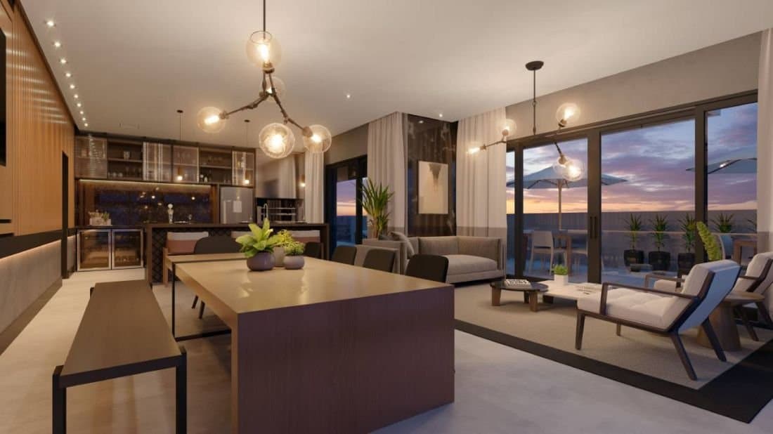 Apartamento de 3 quartos com 1 suíte e 900 m² em Itajaí