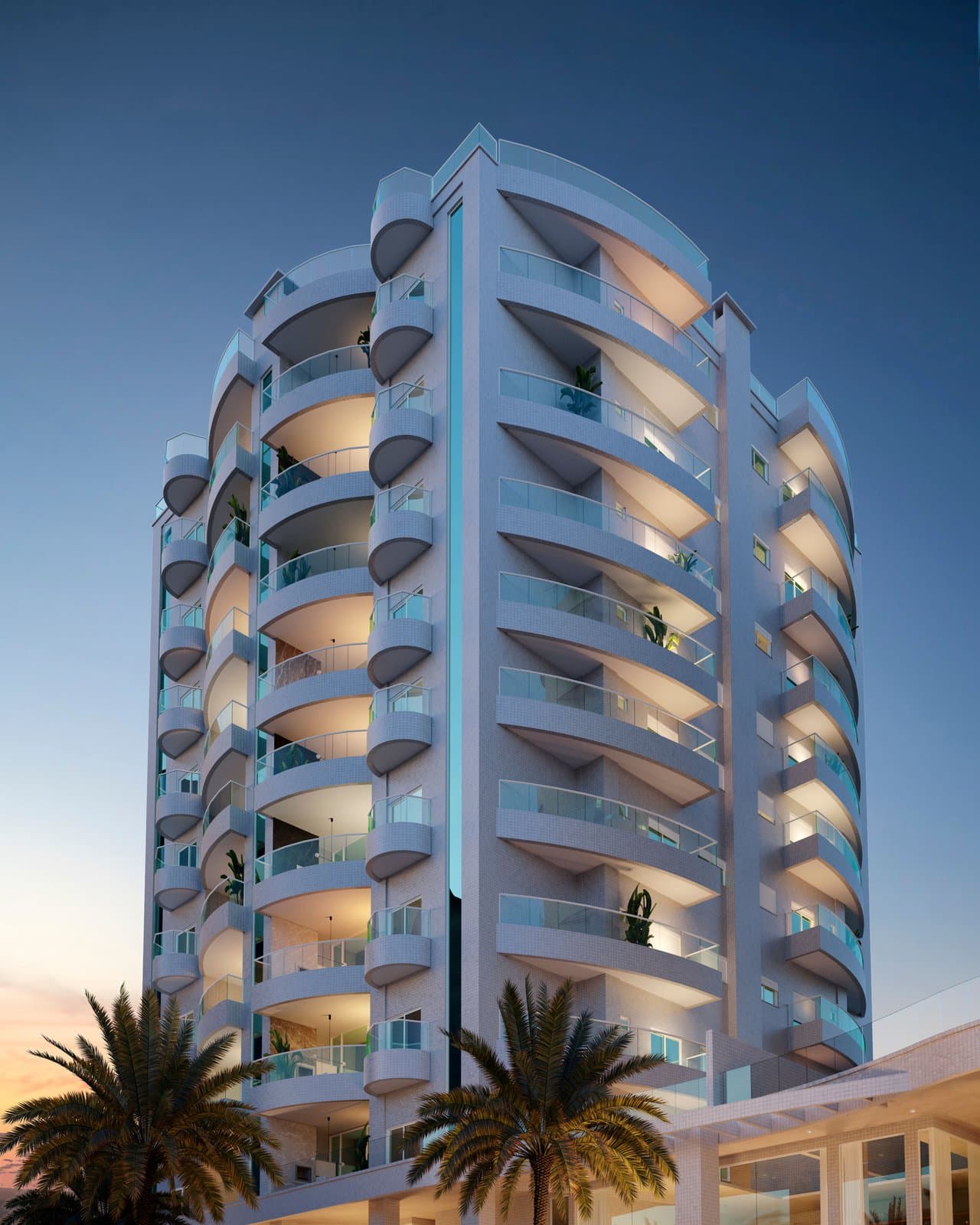 Apartamento de 4 quartos com 4 suítes e 180 m² em Praia Brava , Itajaí