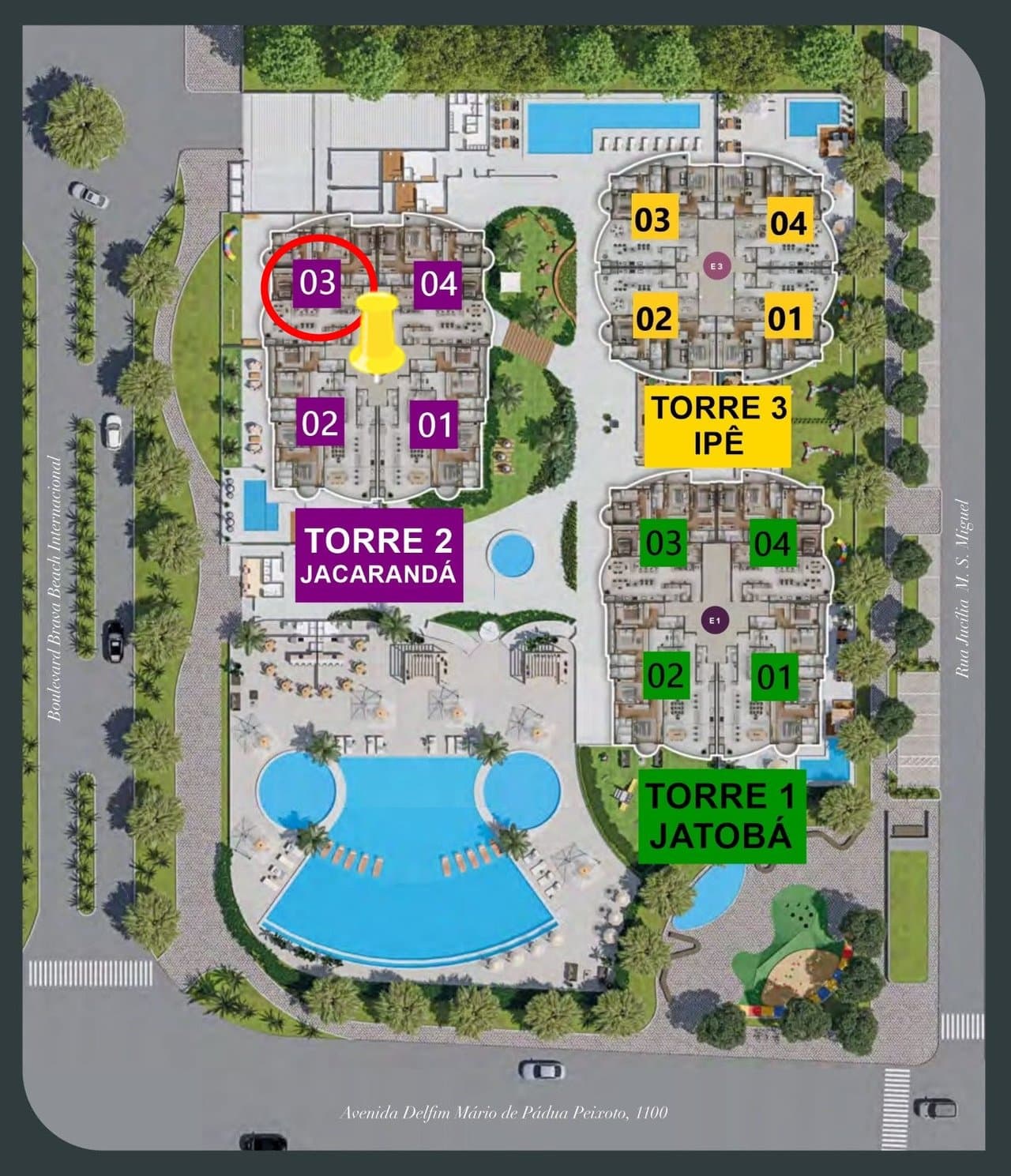 Apartamento de 4 quartos com 4 suítes e 180 m² em Praia Brava , Itajaí