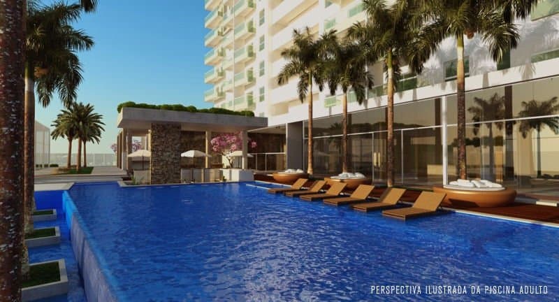 Apartamento de 1 quarto e 43 m² em Praia Brava , Itajaí