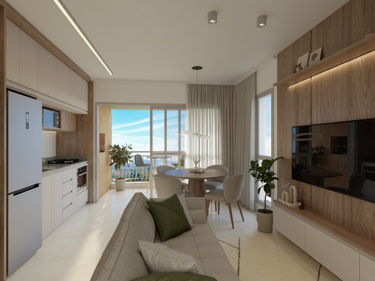Apartamento de 2 quartos e 57 m² em Camboriú