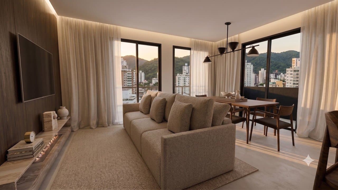 Apartamento de 3 quartos com 3 suítes e 99 m² em Camboriú