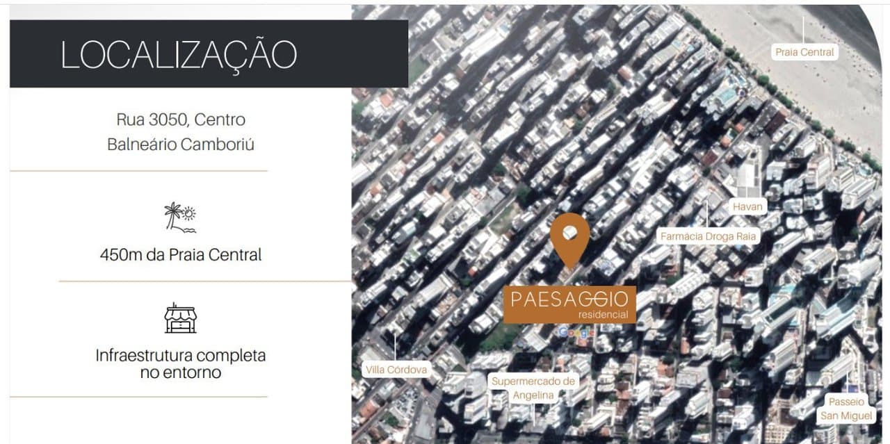 Apartamento de 3 quartos com 3 suítes e 330 m² em Bal. Camboriú