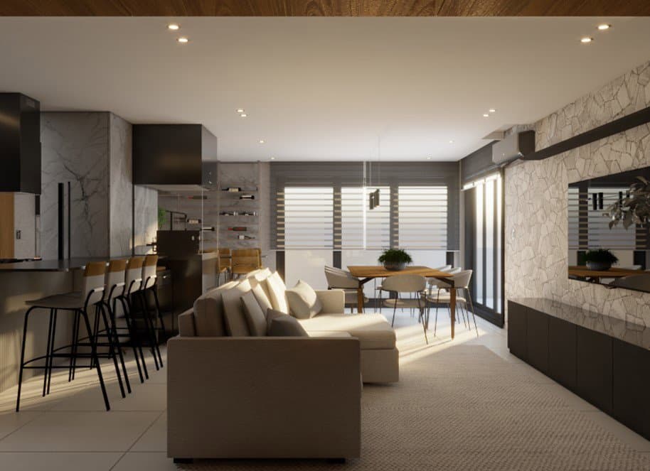 Apartamento de 3 quartos com 3 suítes e 330 m² em Bal. Camboriú