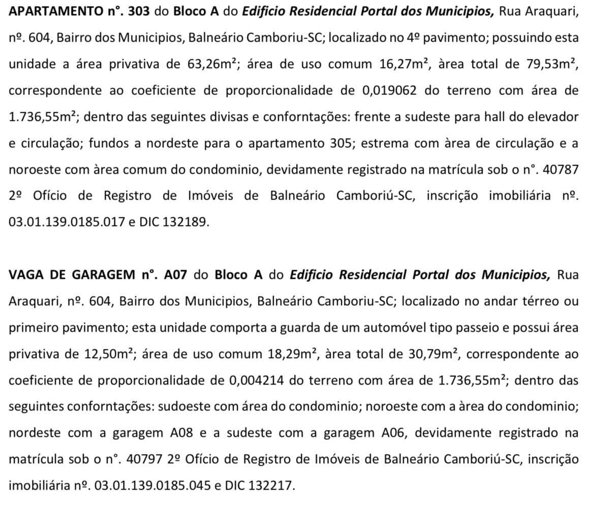 Apartamento de 1 quarto com 1 suíte e 63 m² em Bal. Camboriú