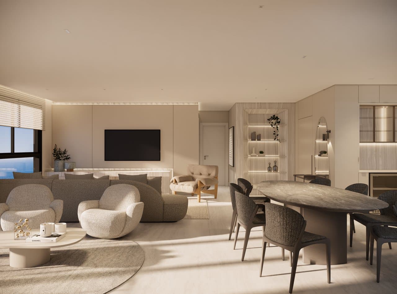 Apartamento de 4 quartos com 4 suítes e 192 m² em Bal. Camboriú