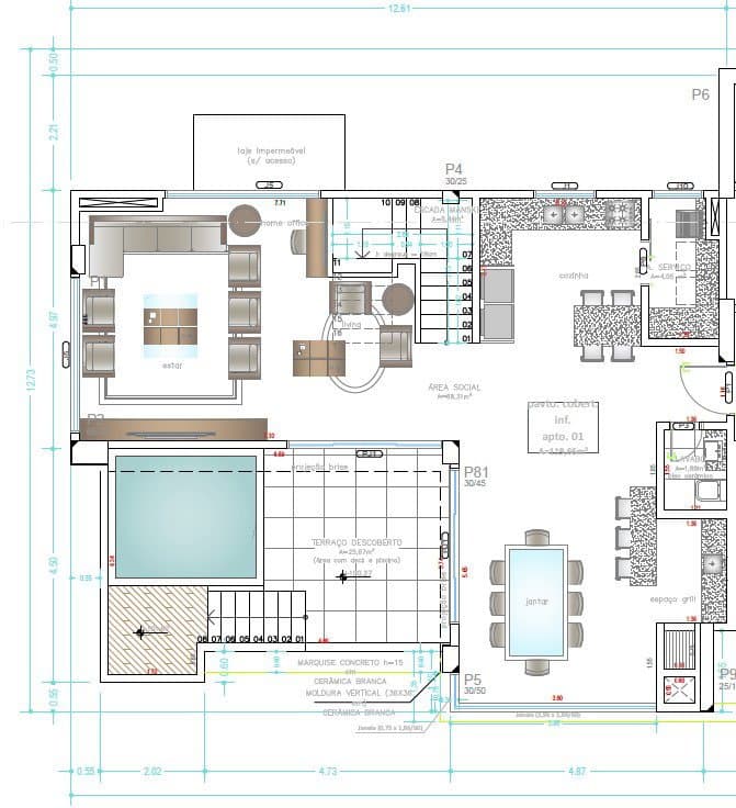 Cobertura de 3 quartos com 3 suítes e 216 m² em Bal. Camboriú