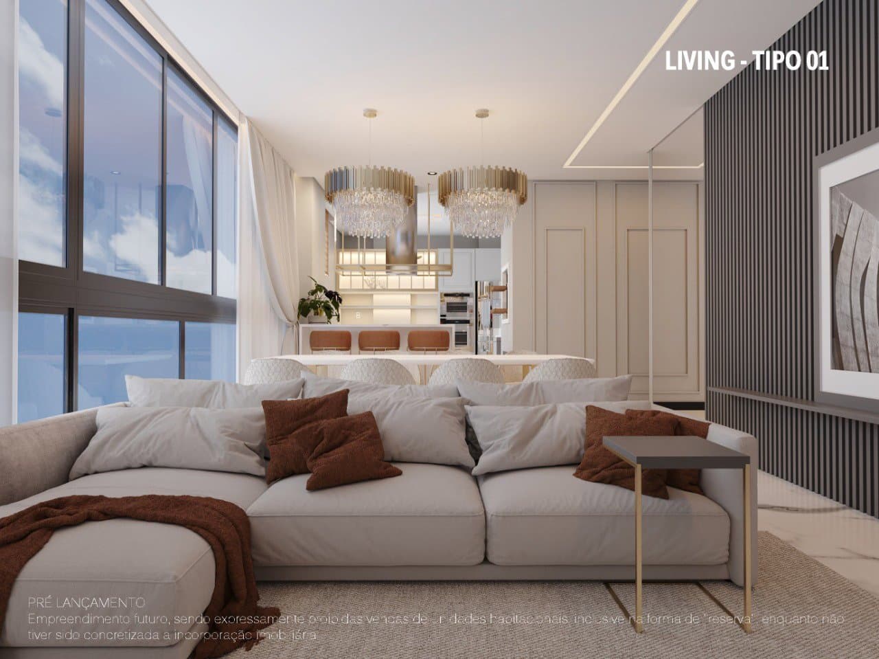 Apartamento de 3 quartos com 3 suítes e 133 m² em Bal. Camboriú