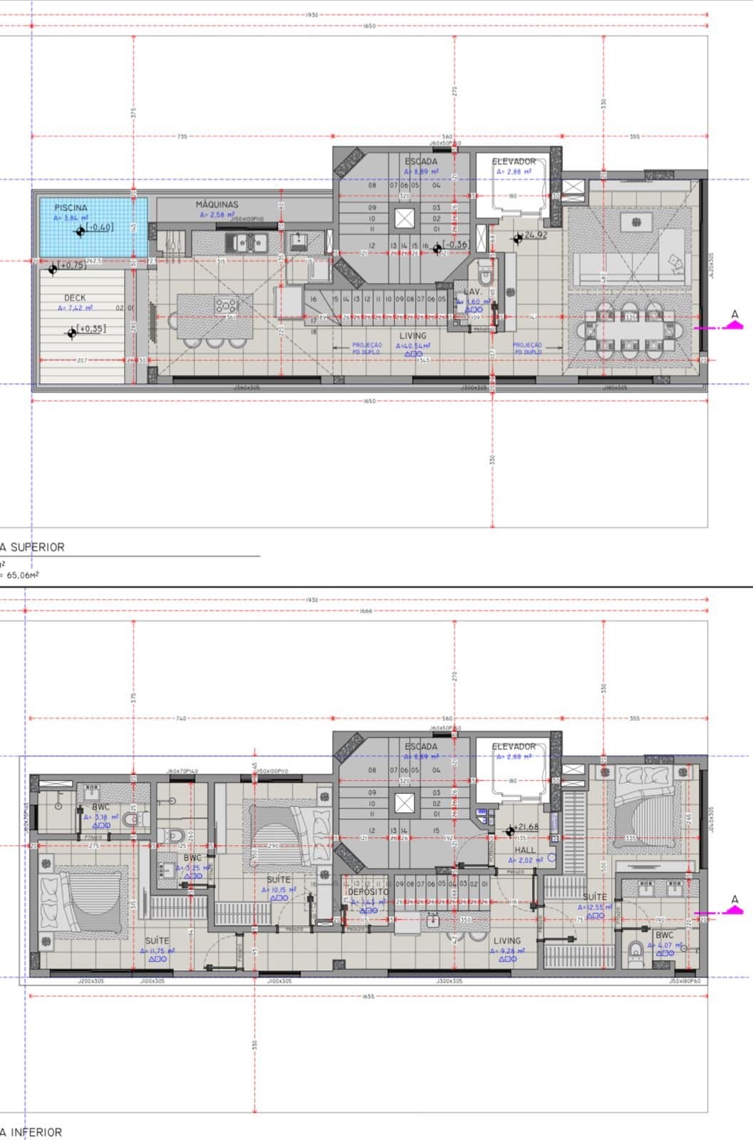 Apartamento de 3 quartos com 3 suítes e 144 m² em Bal. Camboriú