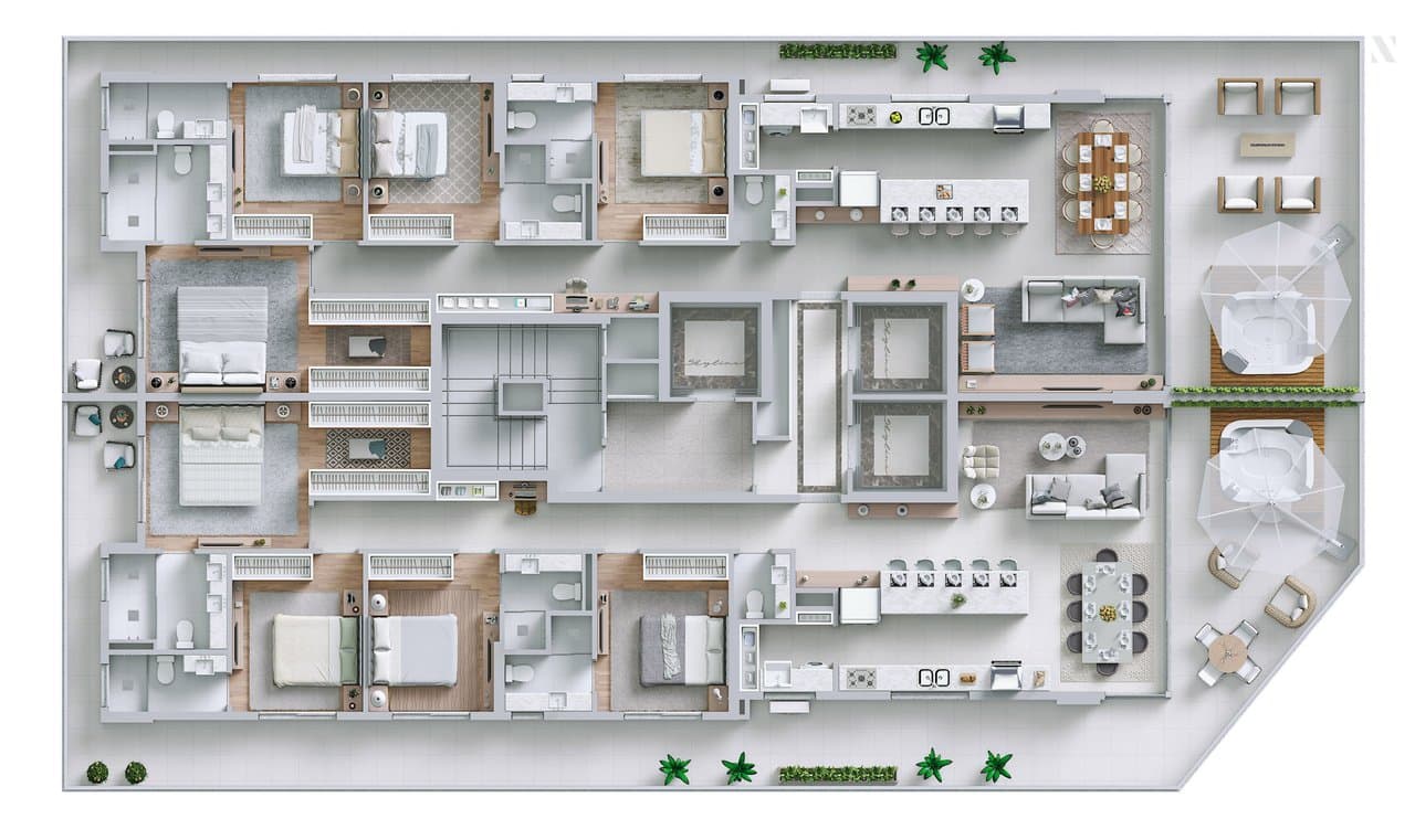 Differentiated de 4 quartos com 4 suítes e 233 m² em Bal. Camboriú