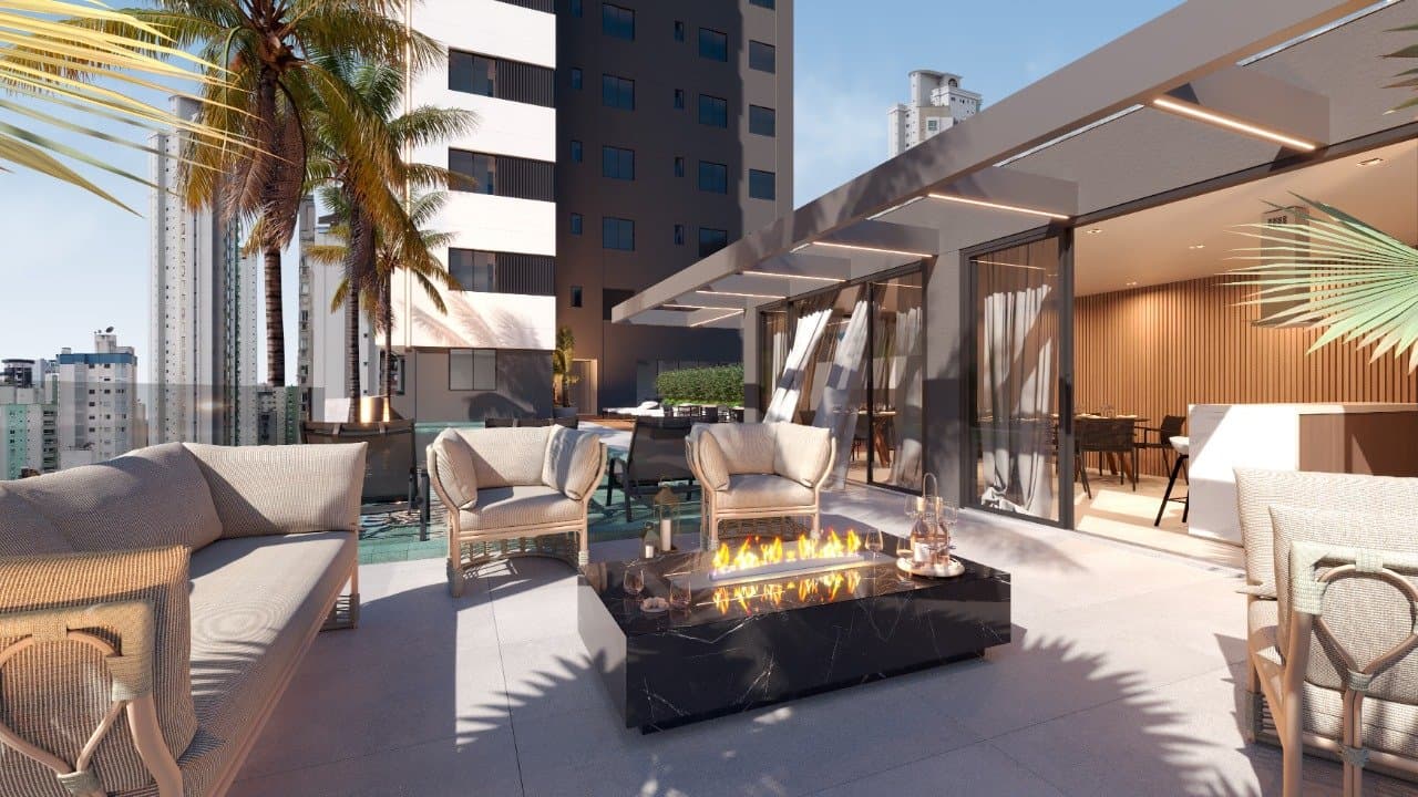 Apartamento de 3 quartos com 3 suítes e 125 m² em Bal. Camboriú