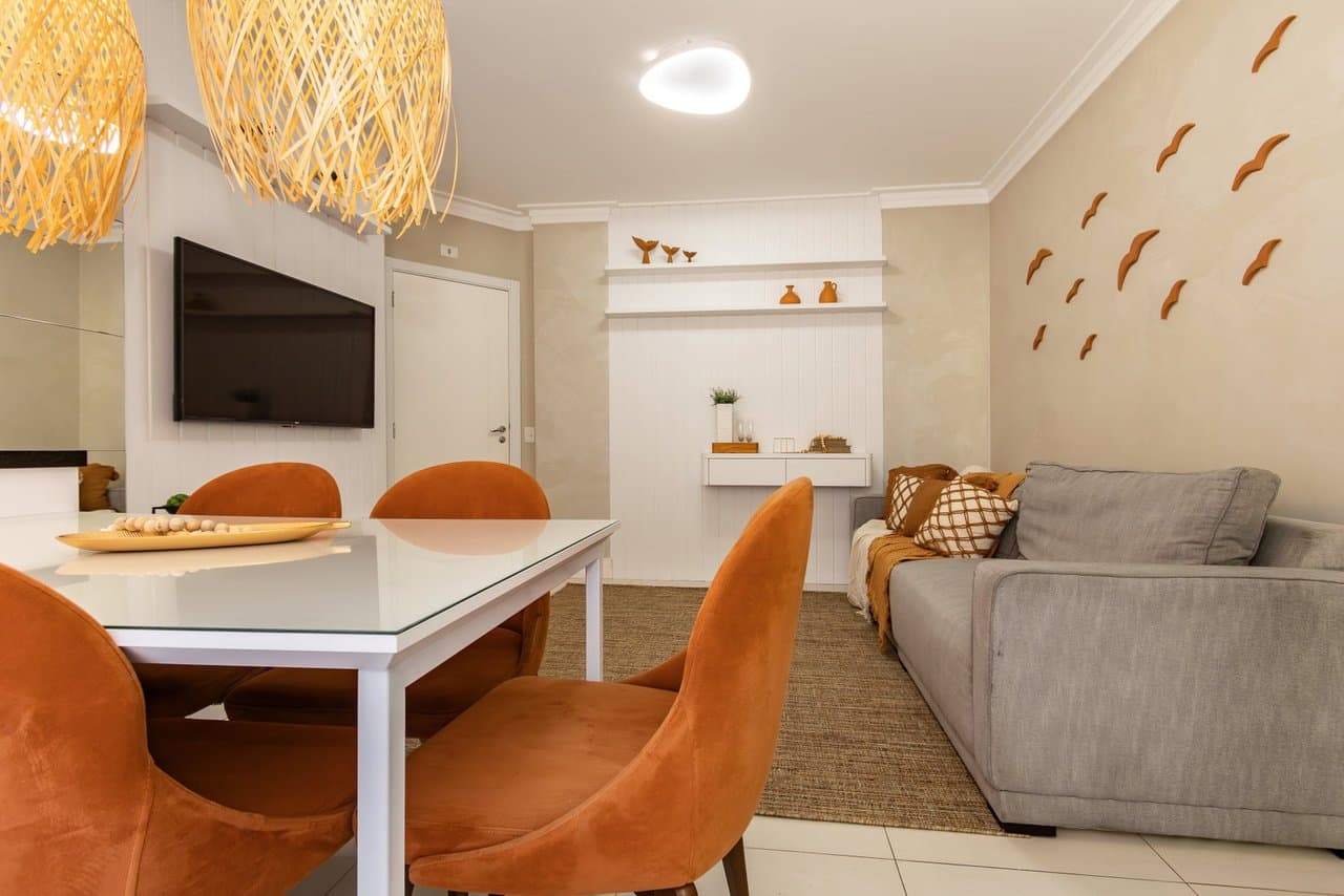 Apartamento de 2 quartos com 1 suíte e 62 m² em Bombinhas