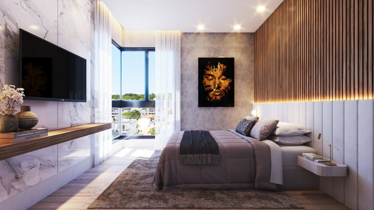 Apartamento de 2 quartos e 54 m² em Bombinhas