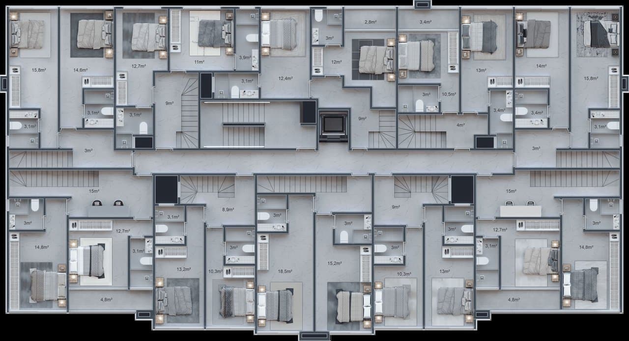 Apartamento de 2 quartos com 2 suítes e 122 m² em Bombinhas