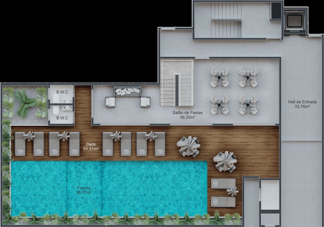 Apartamento de 2 quartos com 2 suítes e 122 m² em Bombinhas
